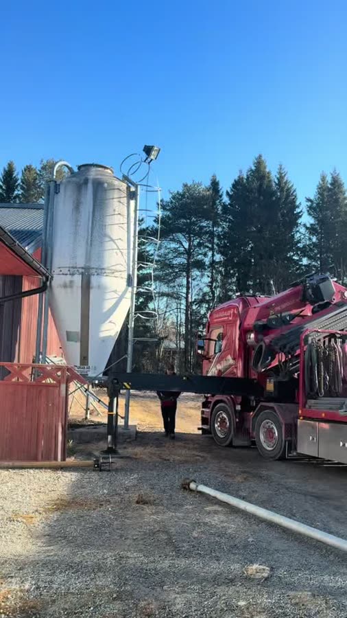 Silon på plats i nya hagen